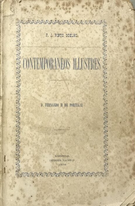 Contemporaneos illustres: D. Fernando II de Portugal