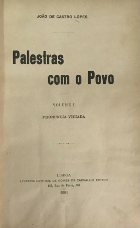 Palestras com o Povo