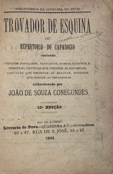Trovador de Esquina ou Repertorio do Capadocio - Image 3