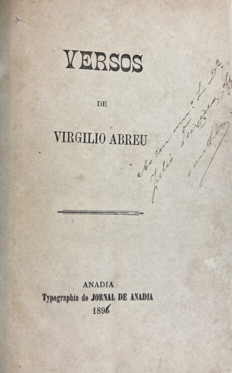 Versos de Virgilio Abreu