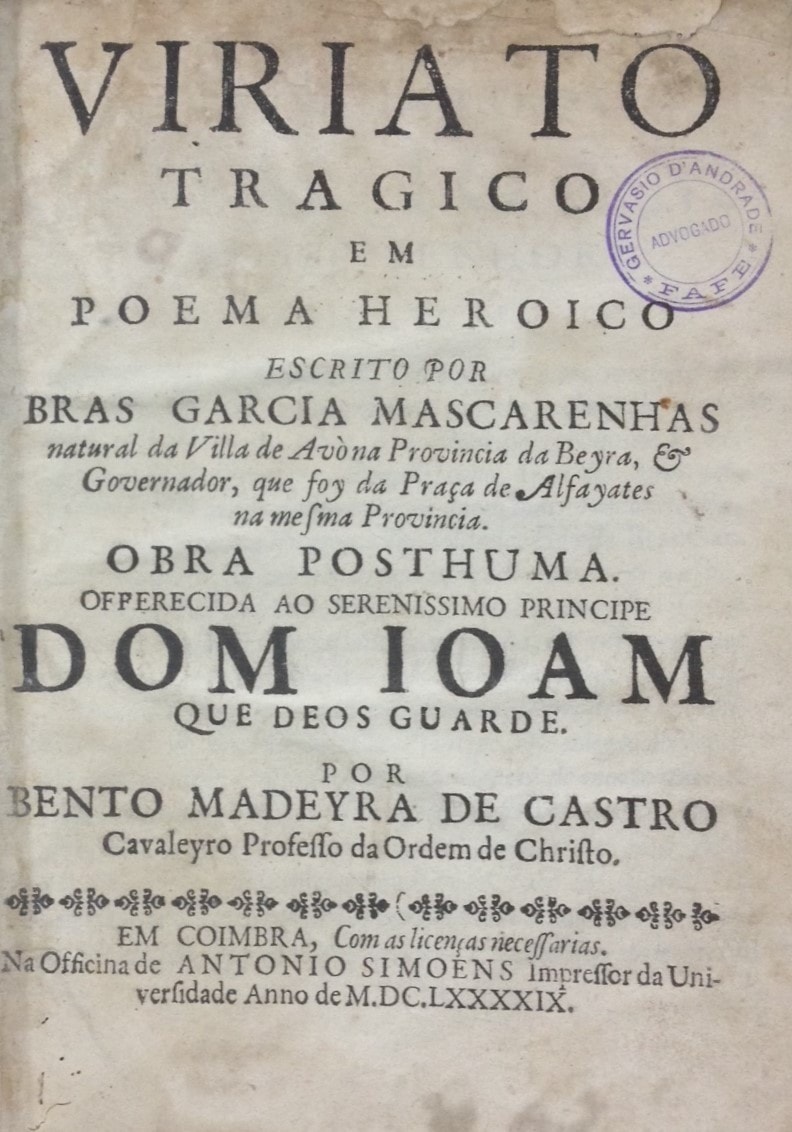 Viriato Tragico em Poema Heroico