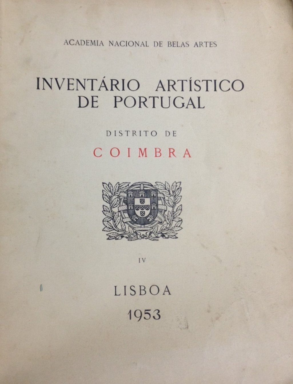 Inventário Artístico de Portugal - Distrito de Coimbra