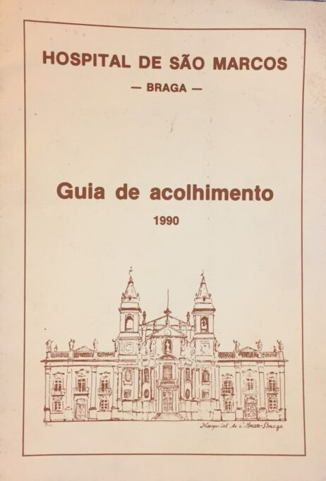 Hospital de São Marcos - Braga - Guia de acolhimento - 1990