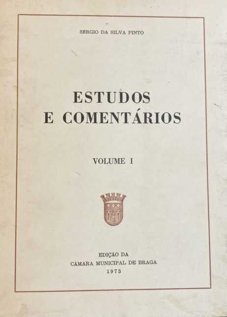 Estudos e Comentários (Obra póstuma) - Volume I