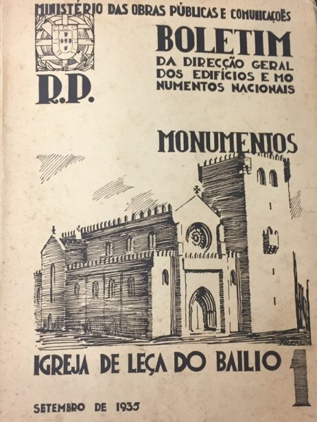 Boletim da Direcção Geral dos Edifícios e Monumentos Nacionais - Igreja de Leça do Bailio