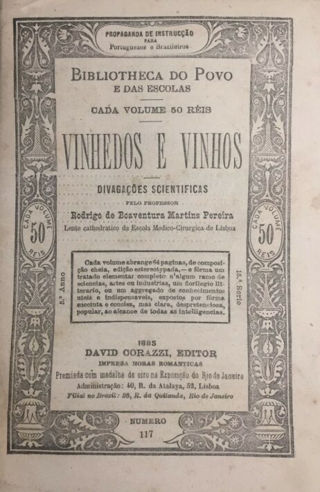 Vinhedos e Vinhas - Divagações Scientificas