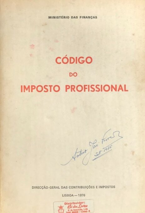 Código do Imposto Profissional