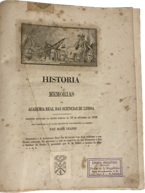 Historia e Memorias da Academia Real das Sciencias de Lisboa