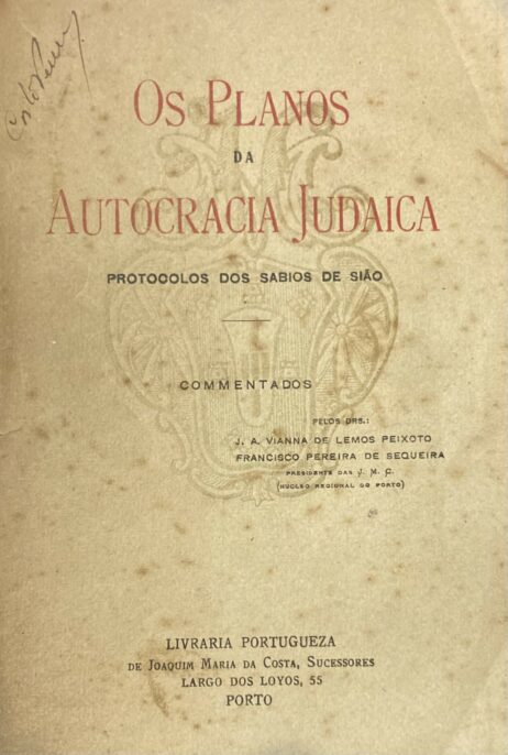 Os Planos da Autocracia Judaica - Protocolos dos Sabios de Sião
