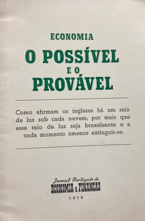 Economia - O Possível e o Provável